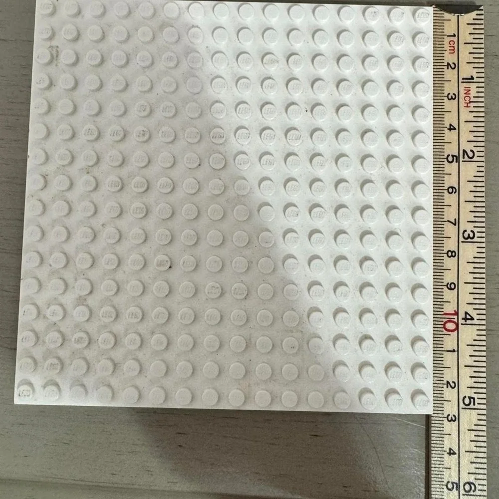 Genuine LEGO White Plate 16x16 Stud Baseplate Part 91405 5x5 Building